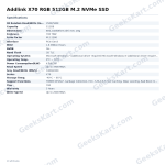 Addlink X70 RGB 512GB M.2 NVMe SSD