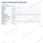 Addlink X70 RGB 1TB M.2 NVMe SSD