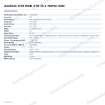 Addlink X70 RGB 2TB M.2 NVMe SSD