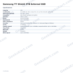 Samsung T7 Shield 2TB External SSD