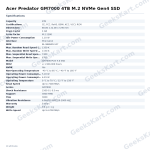 Acer Predator GM7000 4TB M.2 NVMe Gen4 SSD