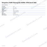 Kingston FURY Renegade NVMe 4TB Gen4 SSD