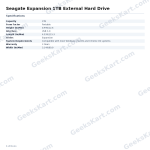 Seagate Expansion 1TB External Hard Drive