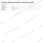 Western Digital My Passport 4TB External HDD