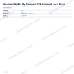 Western Digital My Passport 5TB External Hard Drive