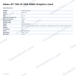 Galax GT 730 LP 4GB DDR3 Graphics Card
