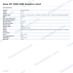 Asus GT 1030 2GB Graphics Card