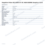 Sapphire Pulse RX 6500 XT OC 4GB GDDR6 Graphics Card