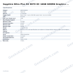 Sapphire Nitro Plus RX 9070 OC 16GB GDDR6 Graphics Card