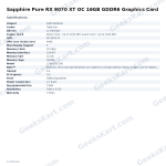 Sapphire Pure RX 9070 XT OC 16GB GDDR6 Graphics Card