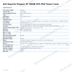Ant Esports Pepper 5F ARGB ATX Mid Tower Case