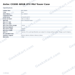 Antec CX300 ARGB ATX Mid Tower Case