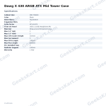 Dawg X 430 ARGB ATX Mid Tower Case