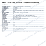 Adata XPG Starker Air ARGB (ATX) Cabinet (White)