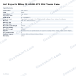 Ant Esports Titan FE ARGB ATX Mid Tower Case