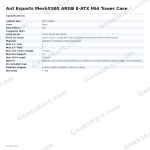 Ant Esports MeshX360 ARGB E-ATX Mid Tower Case