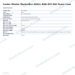 Cooler Master MasterBox K501L RGB ATX Mid Tower Case
