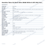 Gamdias Talos E3 Mesh Elite ARGB White E-ATX Mid Tower Case
