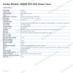 Cooler Master CD600 ATX Mid Tower Case