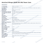 AeroCool Mirage ARGB ATX Mid Tower Case