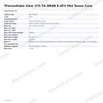 Thermaltake View 270 TG ARGB E-ATX Mid Tower Case