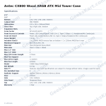 Antec CX800 Wood ARGB ATX Mid Tower Case