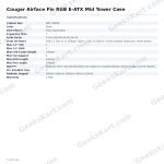 Cougar Airface Flo RGB E-ATX Mid Tower Case