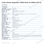 Cooler Master MasterBox TD500 Mesh V2 ARGB E-ATX Mid Tower Case