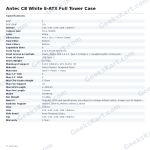 Antec C8 White E-ATX Full Tower Case