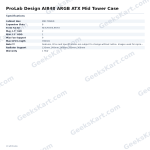 ProLab Design AI848 ARGB ATX Mid Tower Case