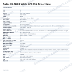 Antec C5 ARGB White ATX Mid Tower Case