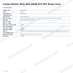 Cooler Master Elite 600 ARGB ATX Mid Tower Case