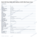 Nzxt H5 Flow RGB 2024 Edition E-ATX Mid Tower Case
