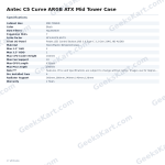 Antec C5 Curve ARGB ATX Mid Tower Case