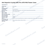 Ant Esports Crystal ARC Pro ATX Mid Tower Case