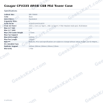 Cougar CFV235 ARGB CEB Mid Tower Case