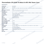 Thermaltake CTE E550 TG Black E-ATX Mid Tower Case