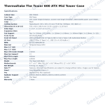 Thermaltake The Tower 600 ATX Mid Tower Case