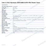 Lian Li O11 Dynamic EVO RGB E-ATX Mid Tower Case