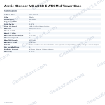 Arctic Xtender VG ARGB E-ATX Mid Tower Case