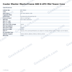 Cooler Master MasterFrame 600 E-ATX Mid Tower Case