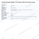 Fractal Design Define 7 XL Dark E-ATX Full Tower Case