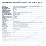 Fractal Design Torrent RGB TG Clear Tint (E-ATX) Mid Tower Cabinet (White)