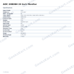 AOC 24B36H 24 Inch Monitor