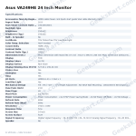 Asus VA249HE 24 Inch Monitor