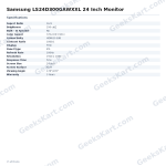 Samsung LS24D300GAWXXL 24 Inch Monitor