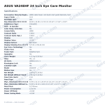 ASUS VA24EHF 24 Inch Eye Care Monitor
