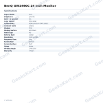 BenQ GW2490C 24 Inch Monitor