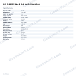 LG 24U631A-B 24 Inch Monitor
