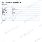 Dell SE2726D 27 inch Monitor